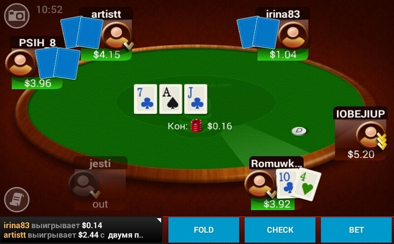 онлайн покер для виндовс фон